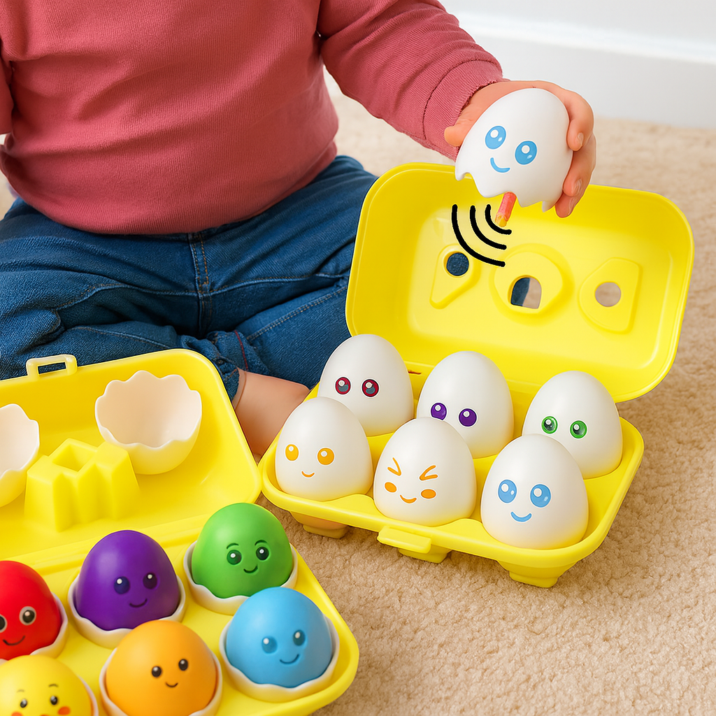 Color Matching Egg Toy | Educational Montessori Learning Set