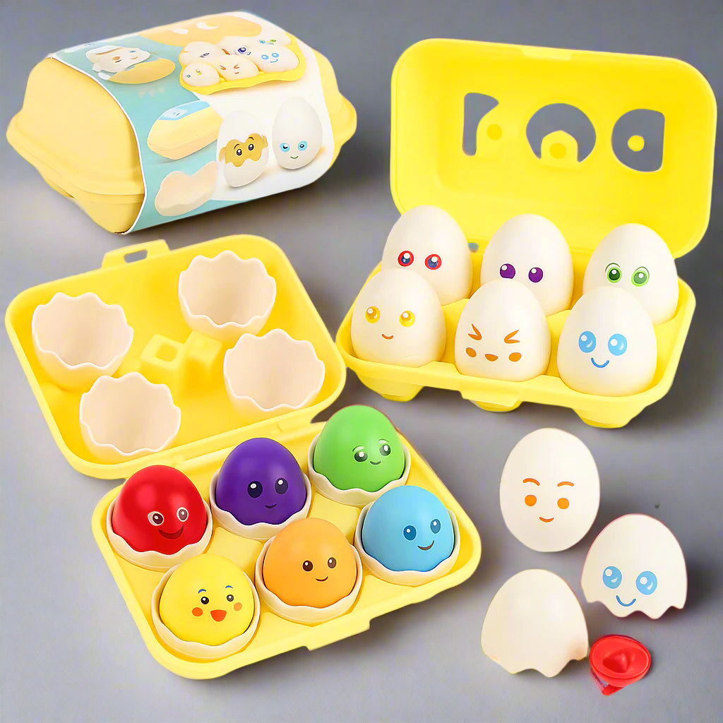 Color Matching Egg Toy | Educational Montessori Learning Set