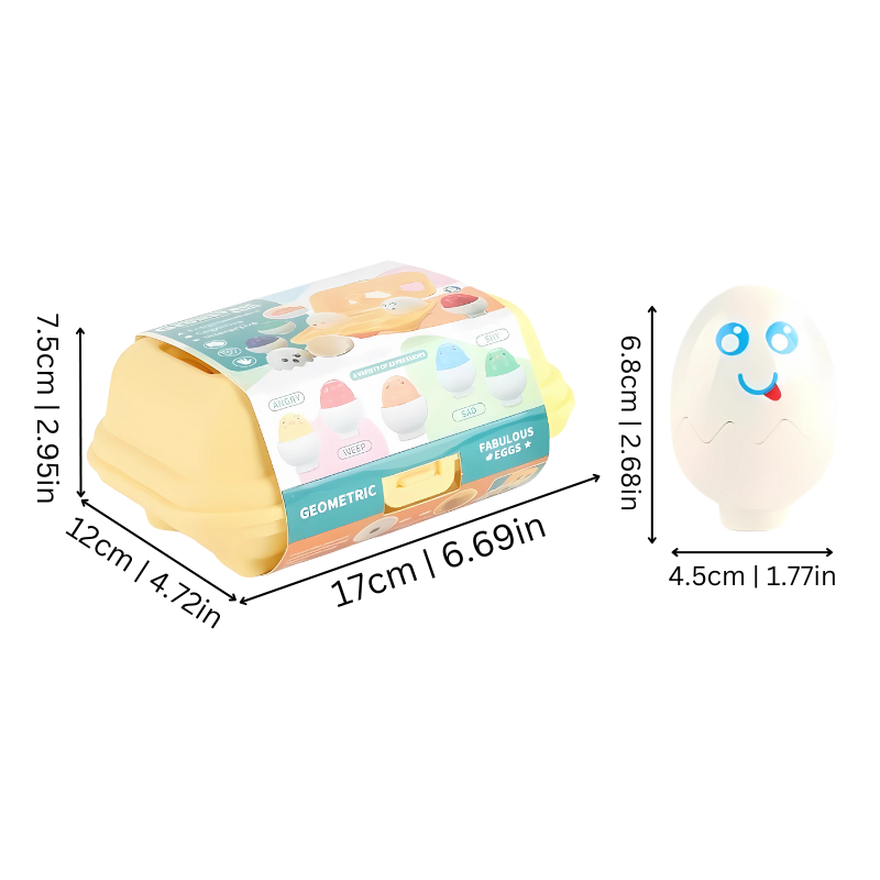 Color Matching Egg Toy | Educational Montessori Learning Set