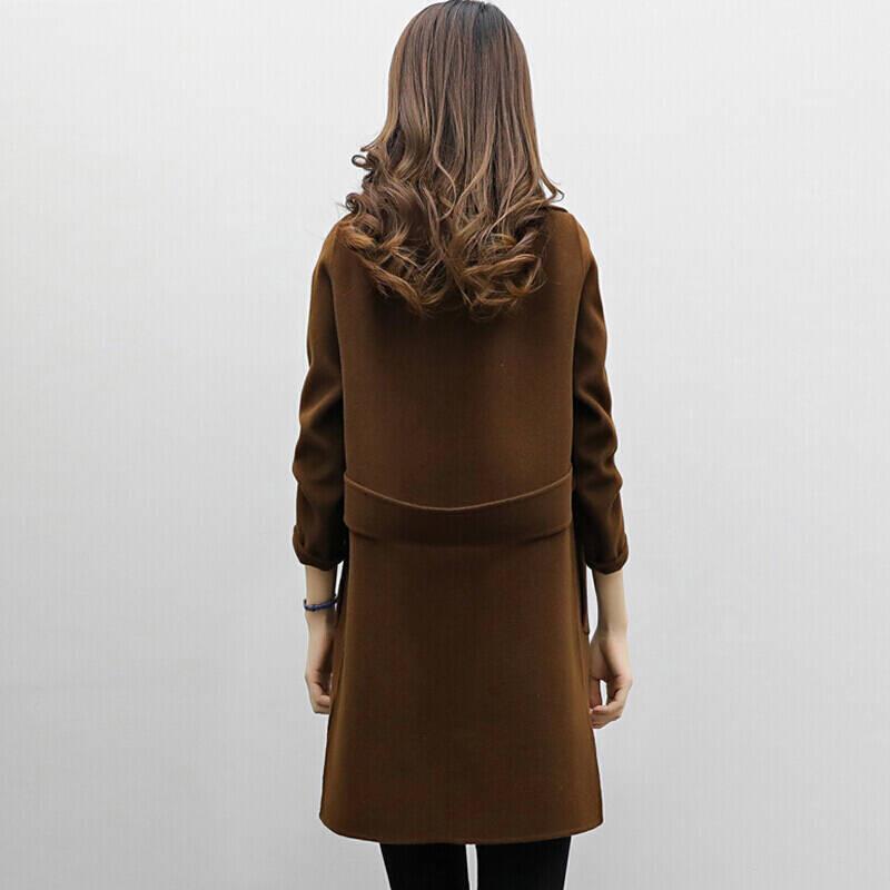 Classic Wool Blend Winter Coat | Tailored Long Design