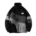 Modern Fleece Jacket | Monochrome Color Block Design