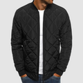 Quilted Bomber Jacket | Diamond Stitch Design