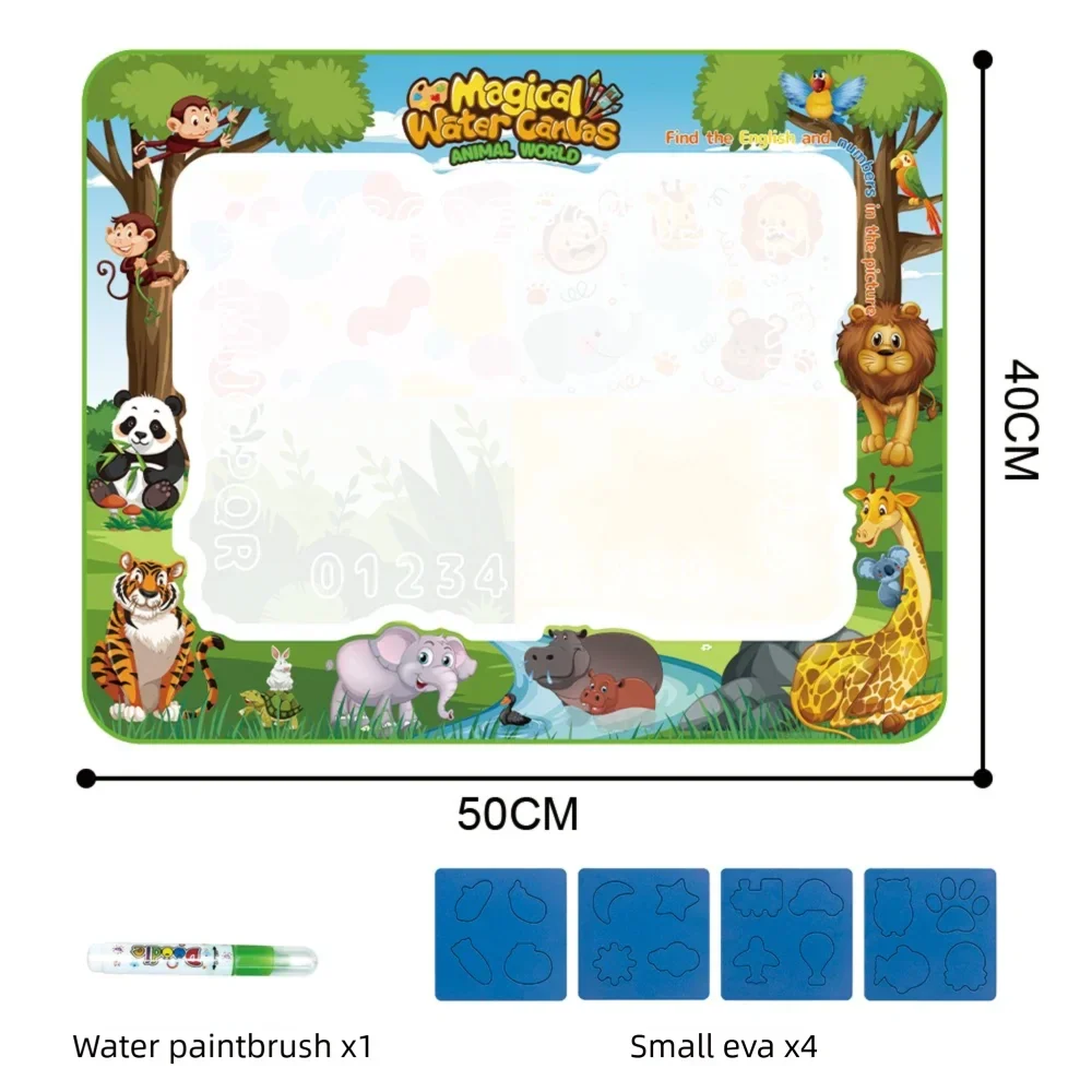Educational Water Drawing Mat | Large Format Creative Play Surface
