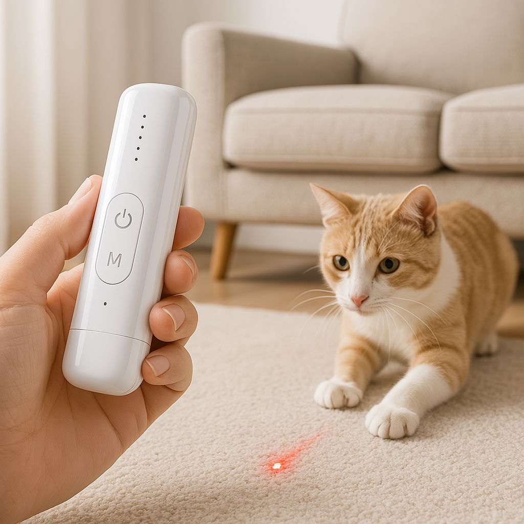 Rechargeable Cat Laser Toy | Interactive Pet Exercise Device