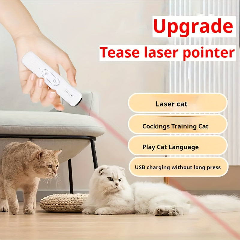 Rechargeable Cat Laser Toy | Interactive Pet Exercise Device