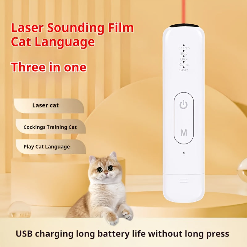 Rechargeable Cat Laser Toy | Interactive Pet Exercise Device