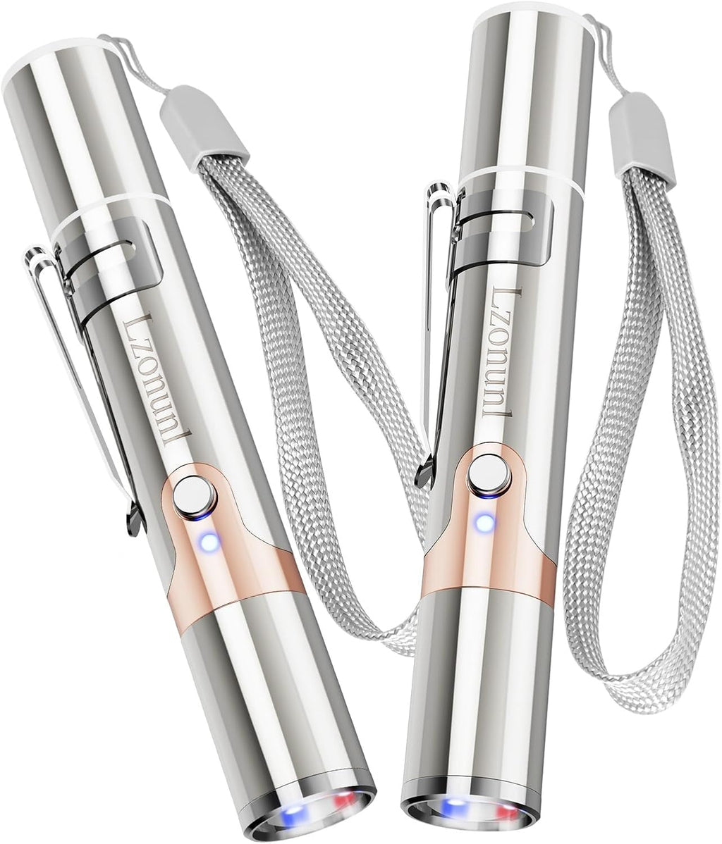 Interactive Cat Laser Toy | Rechargeable Stainless Steel with 5 Patterns