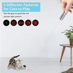 Interactive Cat Laser Toy | Rechargeable Stainless Steel with 5 Patterns