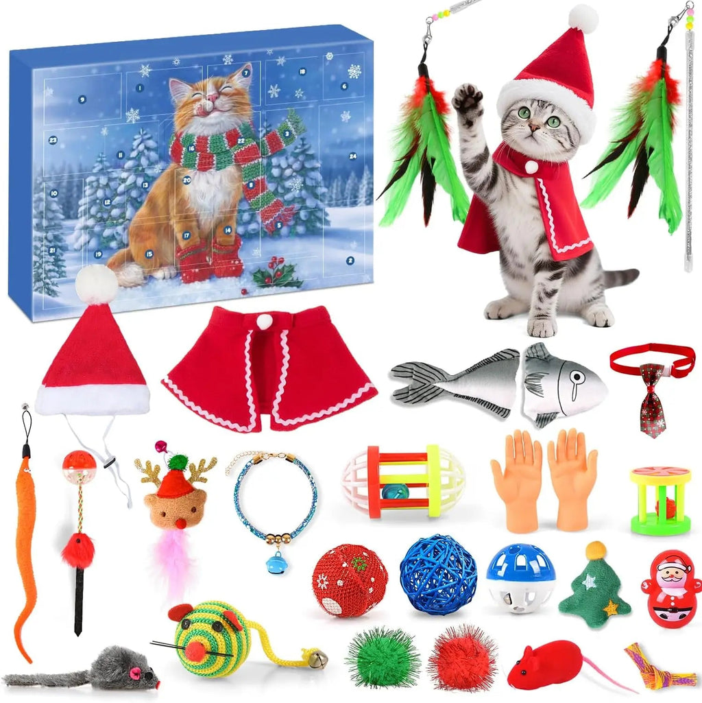 Cat Advent Calendar | 24 Interactive Holiday Toys