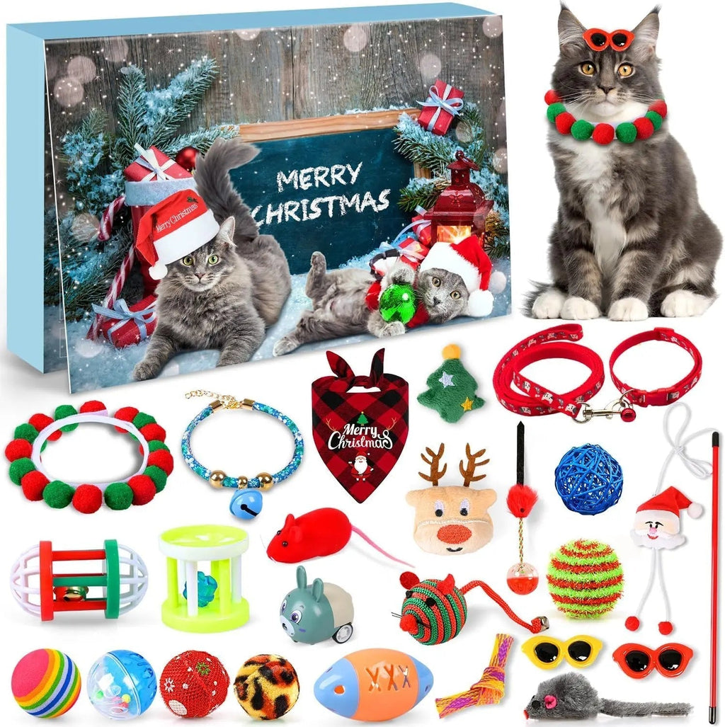 Cat Advent Calendar | 24 Interactive Holiday Toys