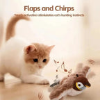Interactive Cat Toy | Motion Activated Plush Bird