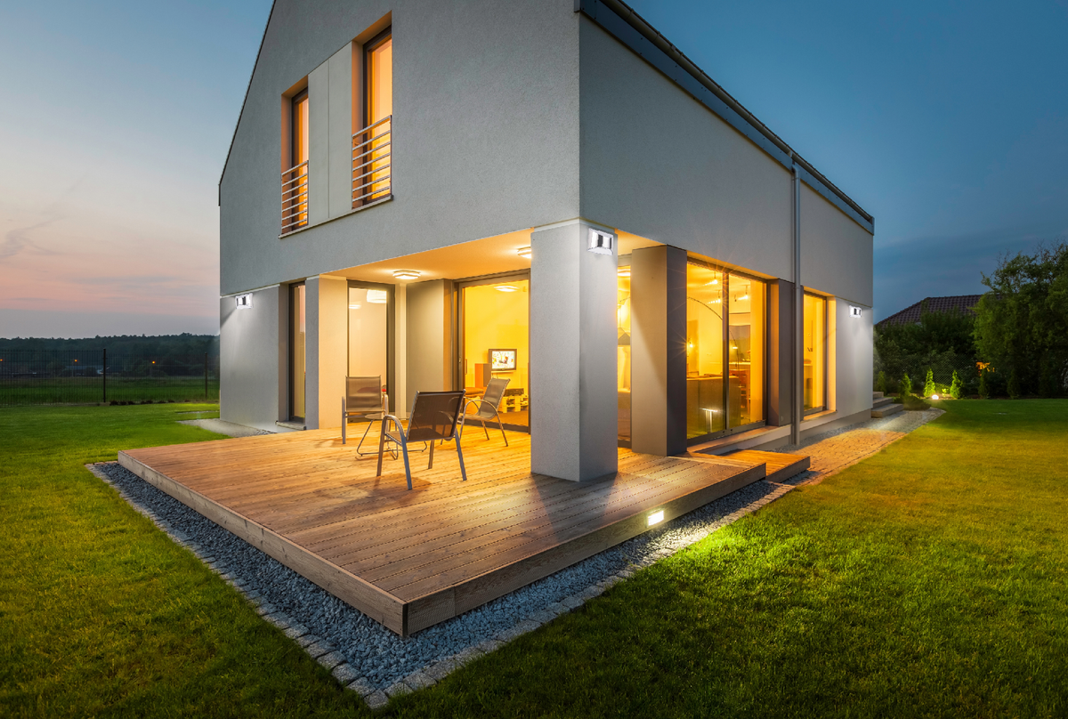 Solar LED Wall Lights | Stainless Steel Outdoor Sconces