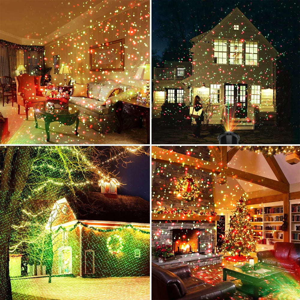 LED Outdoor Projector Light | Waterproof Christmas Laser Display