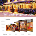 LED Outdoor Projector Light | Waterproof Christmas Laser Display