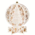 3D Pop-Up Christmas Card | Laser Cut Paper Tree Display