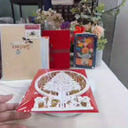3D Pop-Up Christmas Card | Laser Cut Paper Tree Display