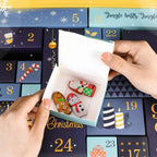 Christmas Advent Calendar | 24 Fillable Boxes with Festive Design