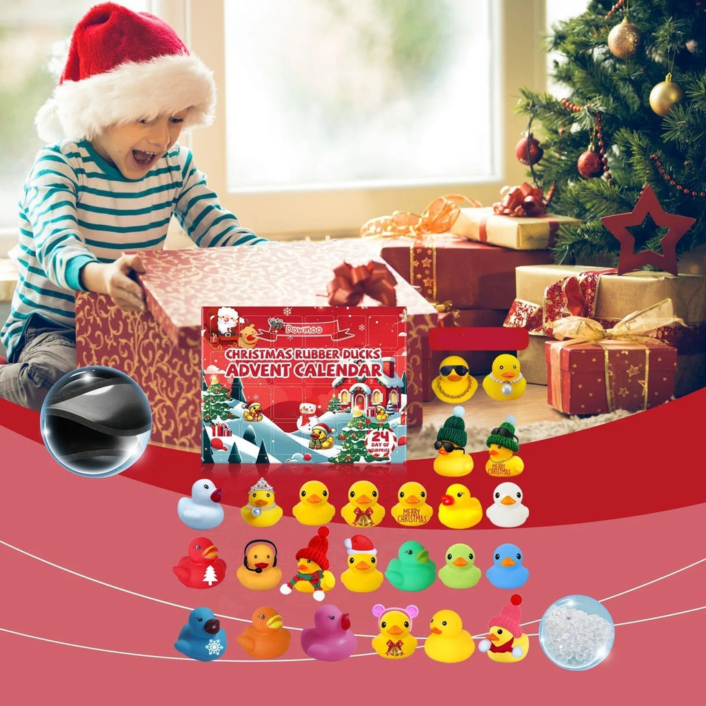 Christmas Rubber Duck Advent Calendar | 24 Holiday Themed Bath Toys