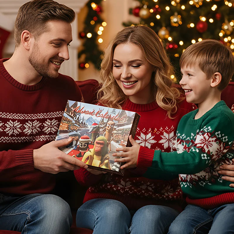 Christmas Advent Calendar | 24 Day Countdown with Figurines