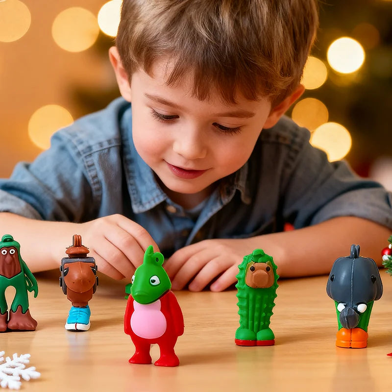 Christmas Advent Calendar | 24 Day Countdown with Figurines