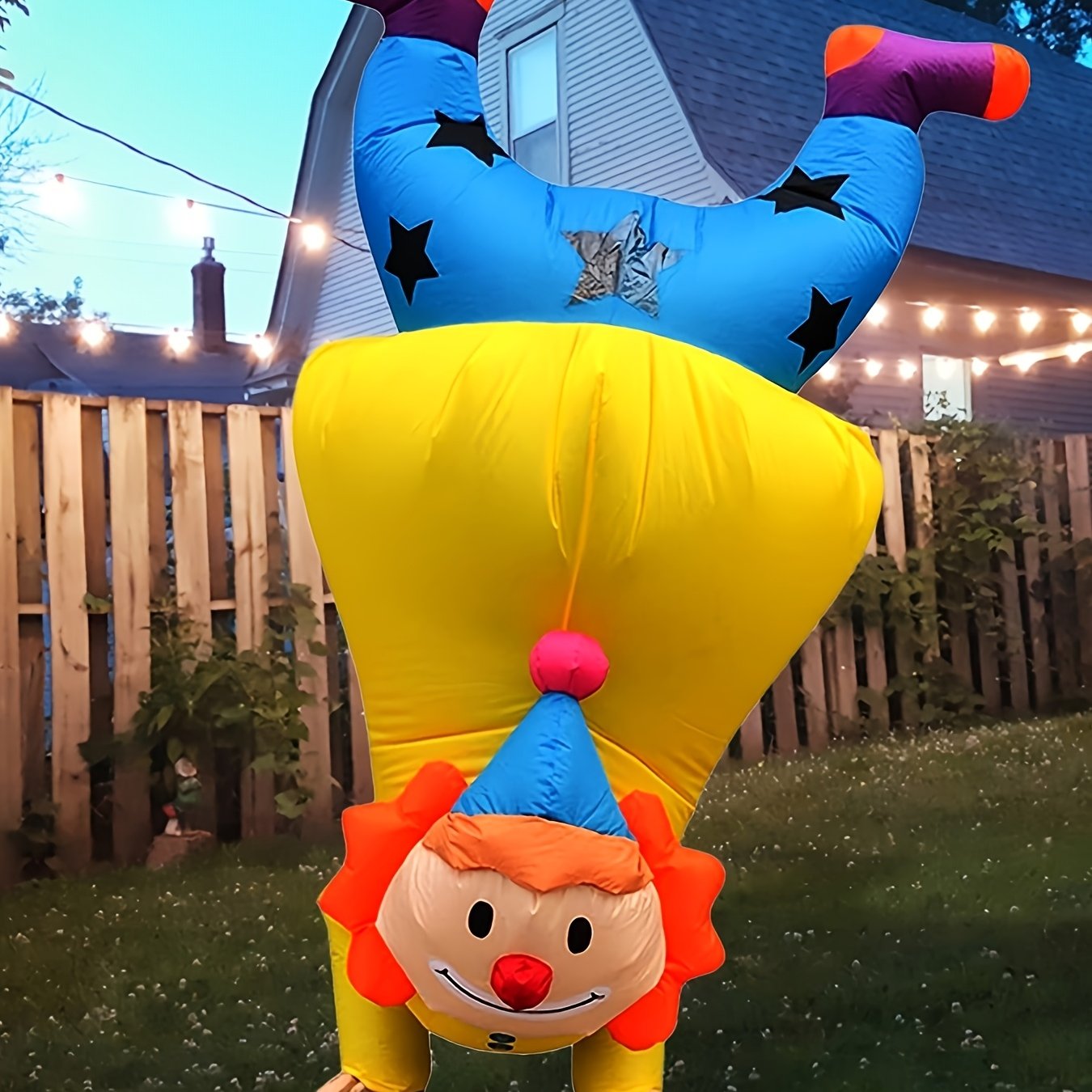 Inflatable Clown Costume | Upside Down Party Suit