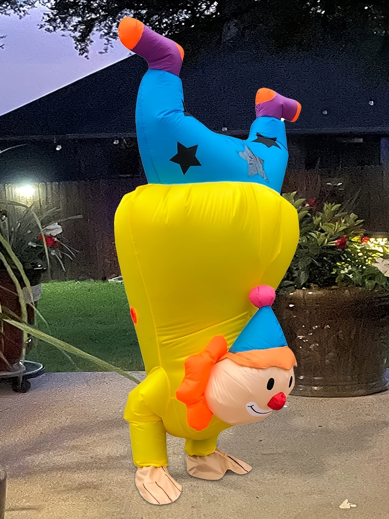Inflatable Clown Costume | Upside Down Party Suit