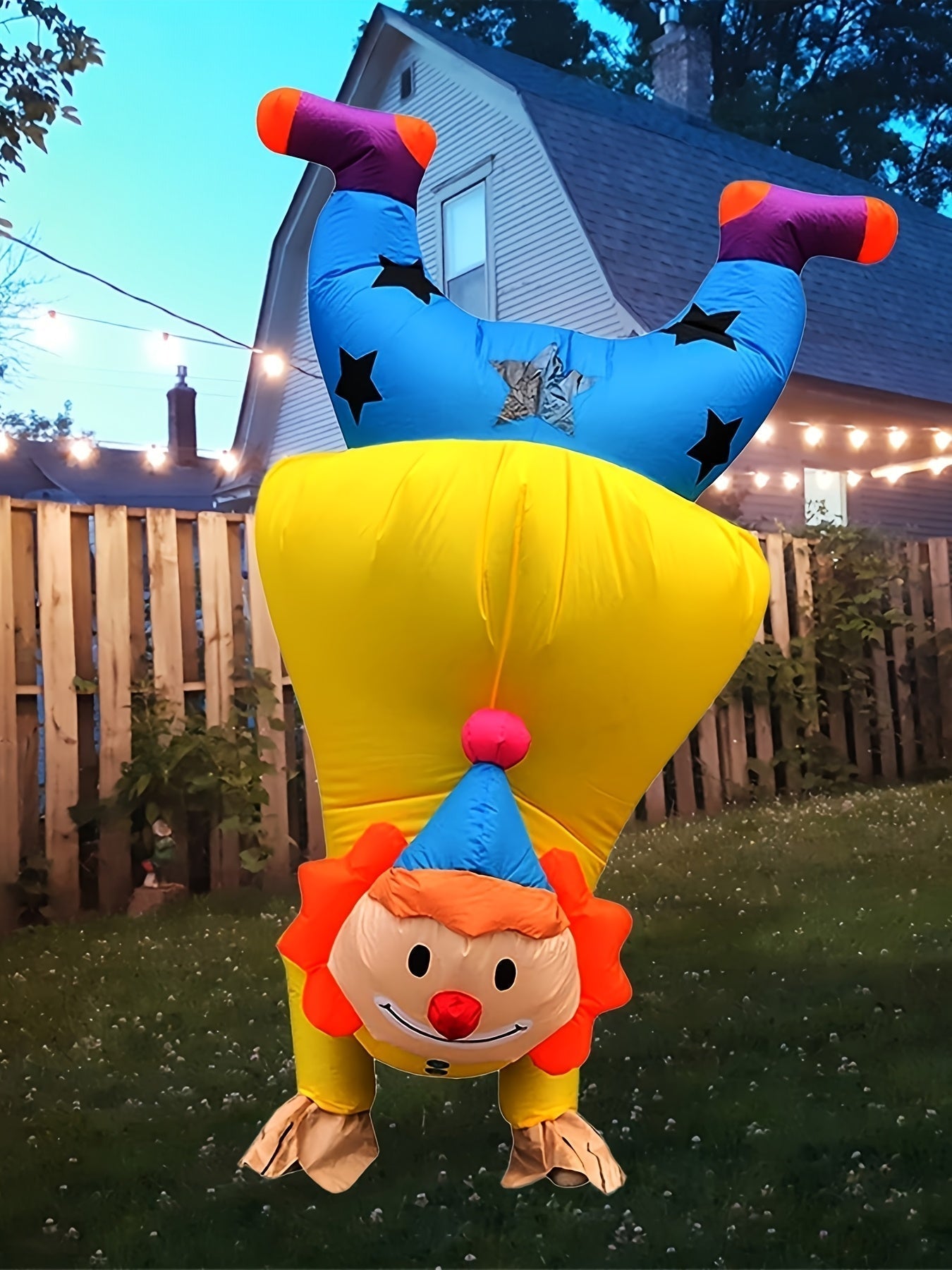 Inflatable Clown Costume | Upside Down Party Suit