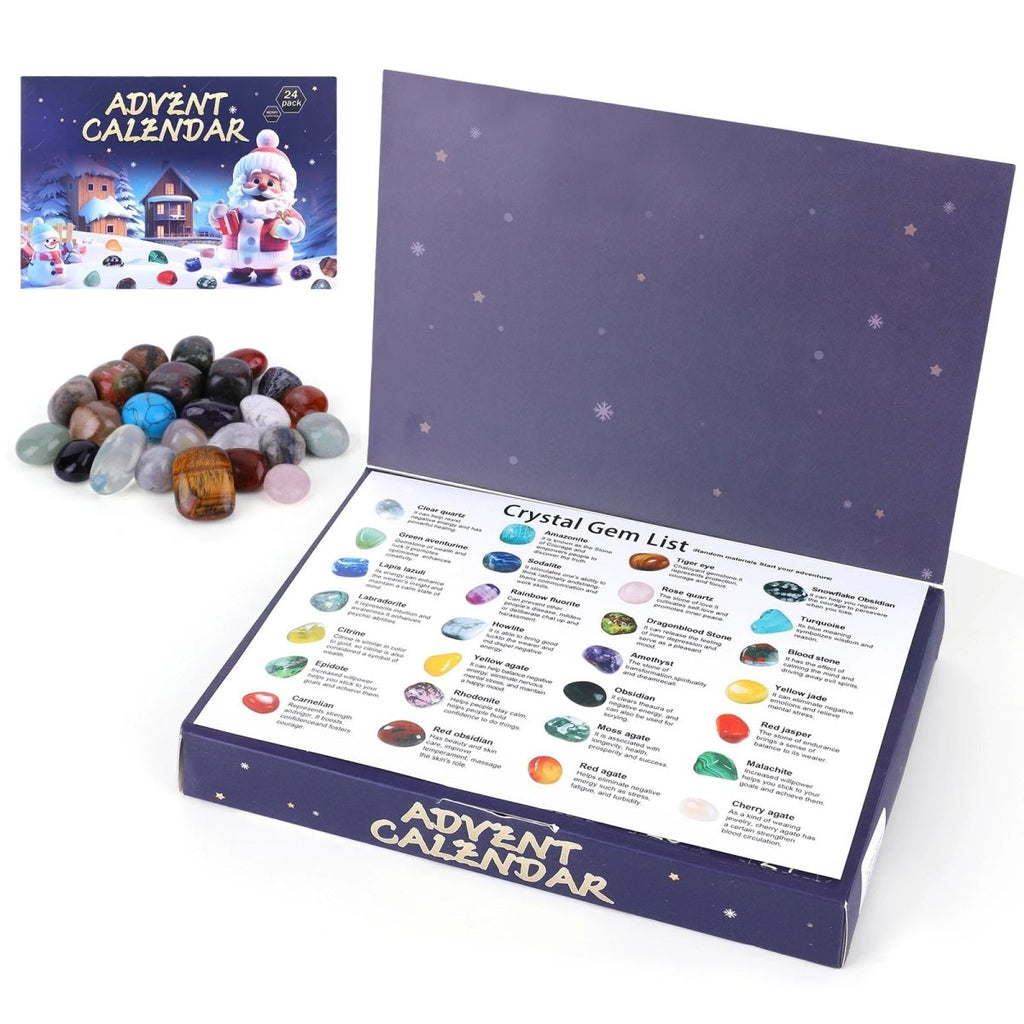 Crystal Advent Calendar | 24 Real Gemstones Discovery Set