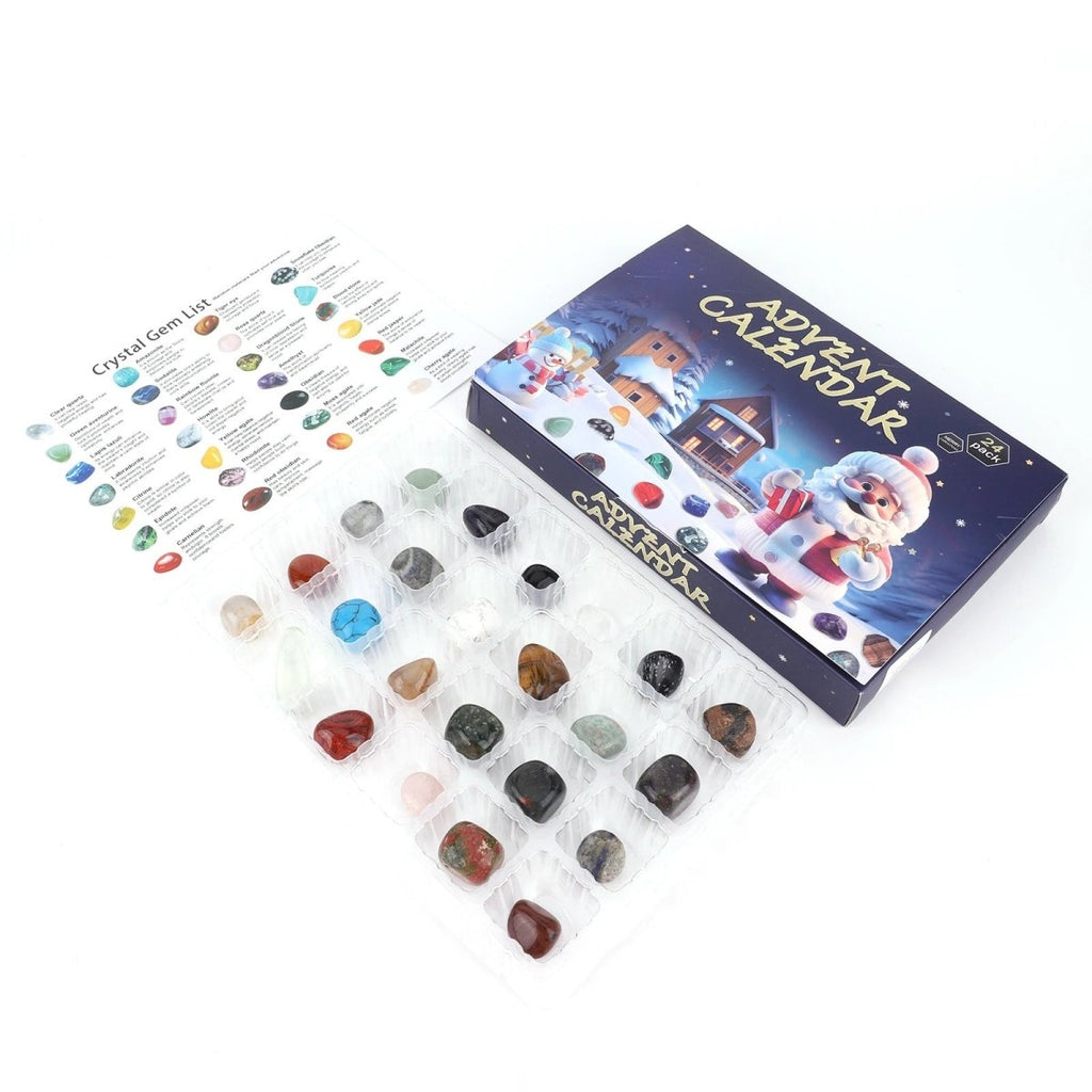 Crystal Advent Calendar | 24 Real Gemstones Discovery Set