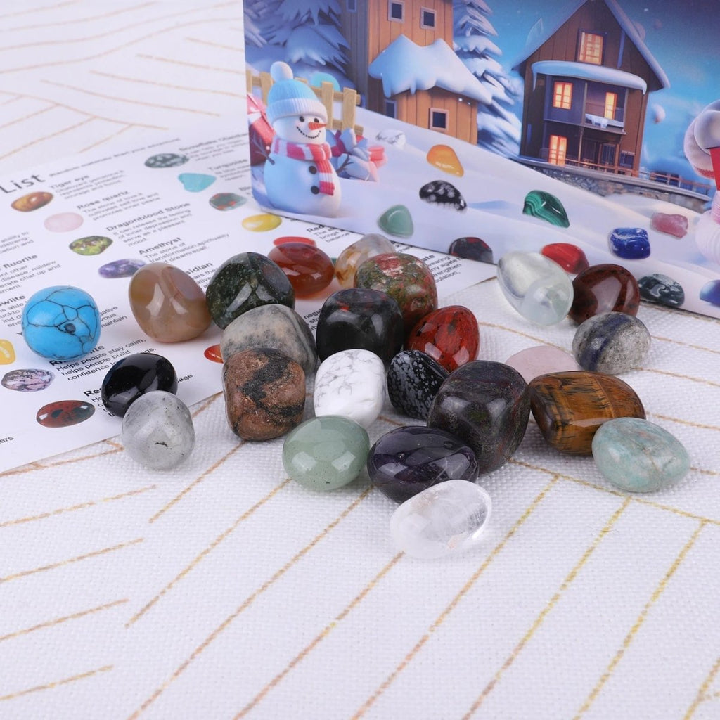 Crystal Advent Calendar | 24 Real Gemstones Discovery Set