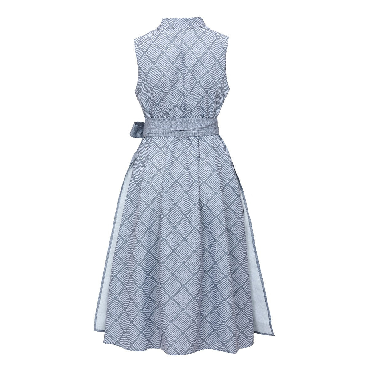 Traditional Dirndl Dress | Gray Lace Detail with Apron