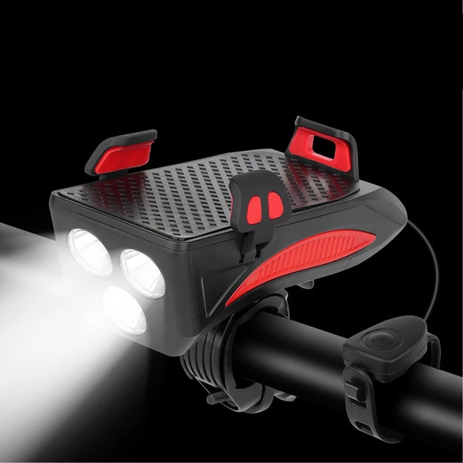 LED Bike Light System | 4-in-1 Safety Hub With Phone Mount