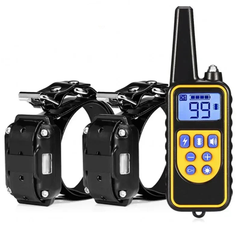 Remote Dog Training Collar | 3-Channel Waterproof with LED