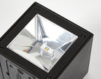Modern Outdoor Wall Light | Solar Powered Cube Design