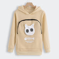 Pet Lover Hoodie | Cat Design Cotton Pouch Sweater
