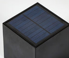 Modern Outdoor Wall Light | Solar Powered Cube Design