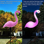 Solar Garden Lights | Pink Flamingo Outdoor Stakes