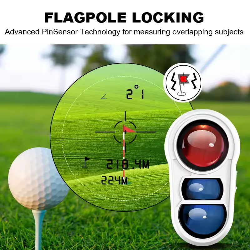 Golf Rangefinder Pro | Slope Compensation with 914m Range