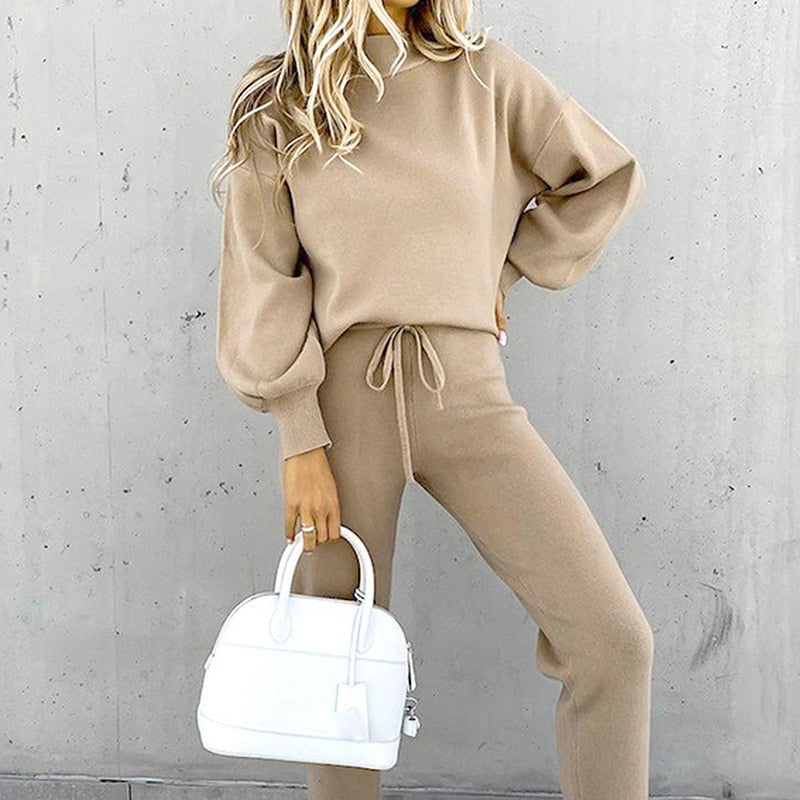 Modern Lounge Set | Soft Cotton Blend Two-Piece Design