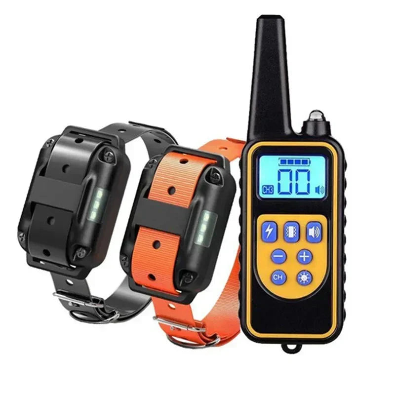 Remote Dog Training Collar | 3-Channel Waterproof with LED