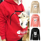 Pet Lover Hoodie | Cat Design Cotton Pouch Sweater