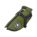 Winter Dog Coat | Built-In Safety Harness and Reflective Details