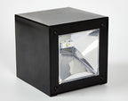 Modern Outdoor Wall Light | Solar Powered Cube Design