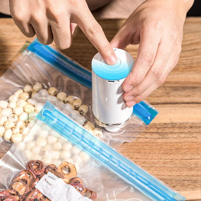 Portable Vacuum Sealer | USB Rechargeable Food Preserver