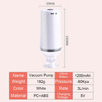 Portable Vacuum Sealer | USB Rechargeable Food Preserver