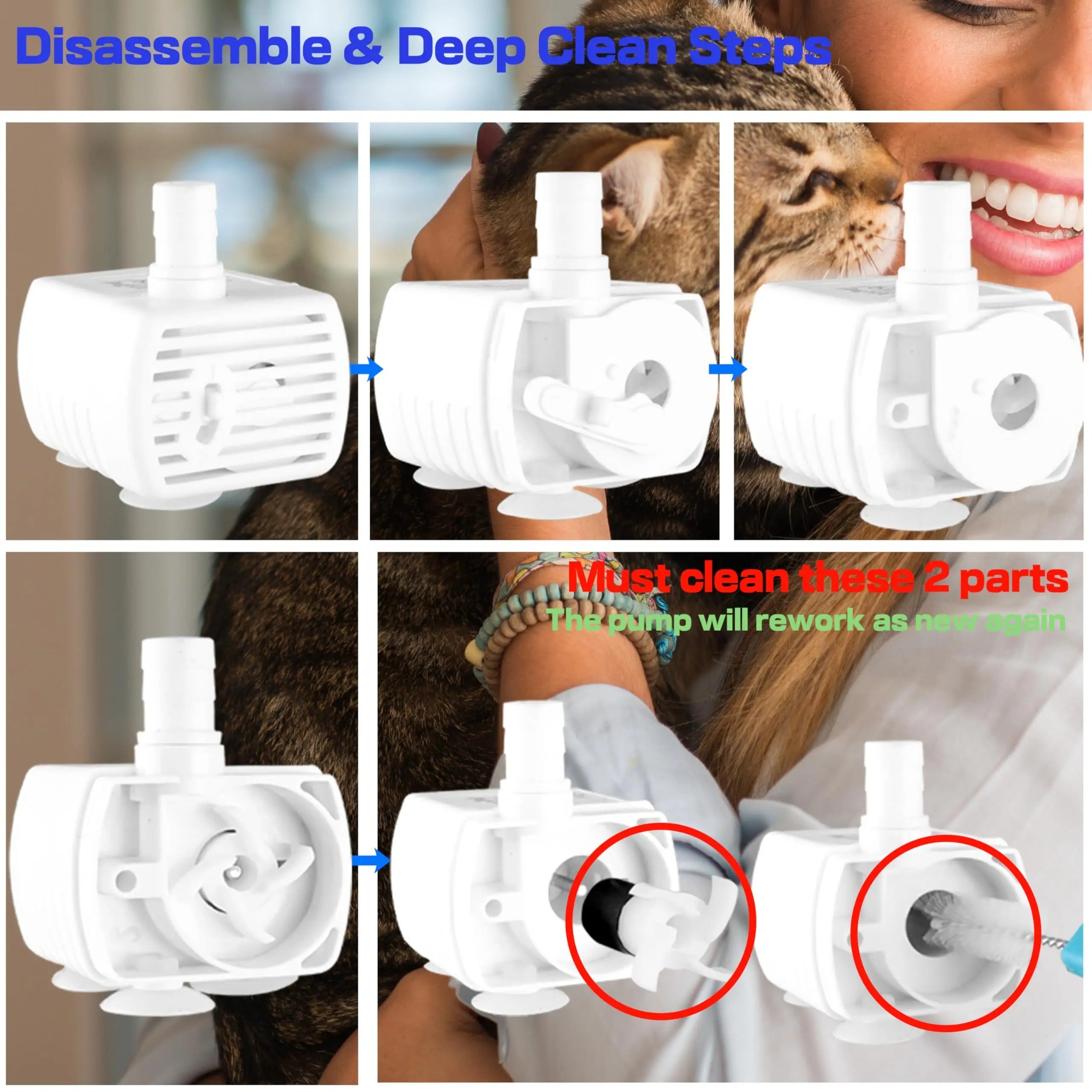Stainless Steel Cat Water Fountain | 2.2L Automatic Pet Drinking Fountain