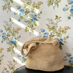 Handwoven Straw Tote | Natural Beige Beach Bag