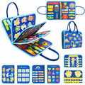 Educational Activity Book | Montessori Learning Toy with Fine Motor Skills Activities