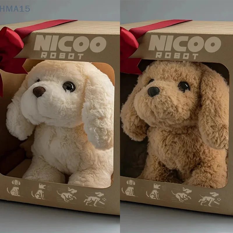 Interactive Plush Robot Dog | Lifelike AI Pet Companion