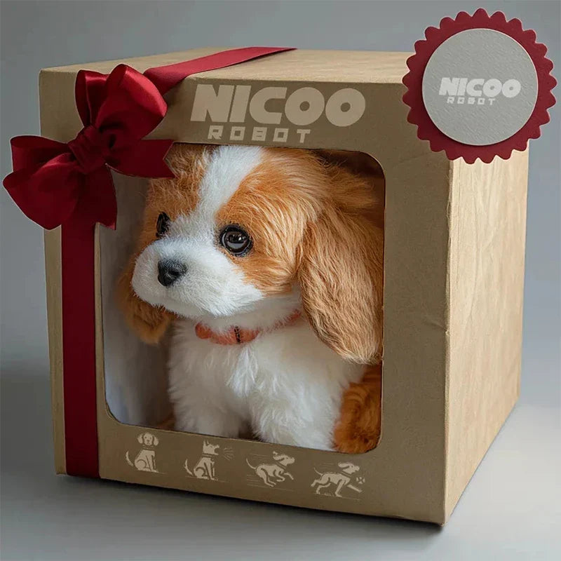 Interactive Plush Robot Dog | Lifelike AI Pet Companion